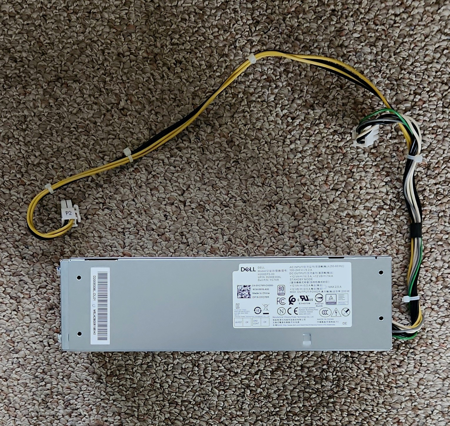 Dell 300W EPS Power Supply 80 PLUS Platinum 4-Pin 12V OptiPlex 3060