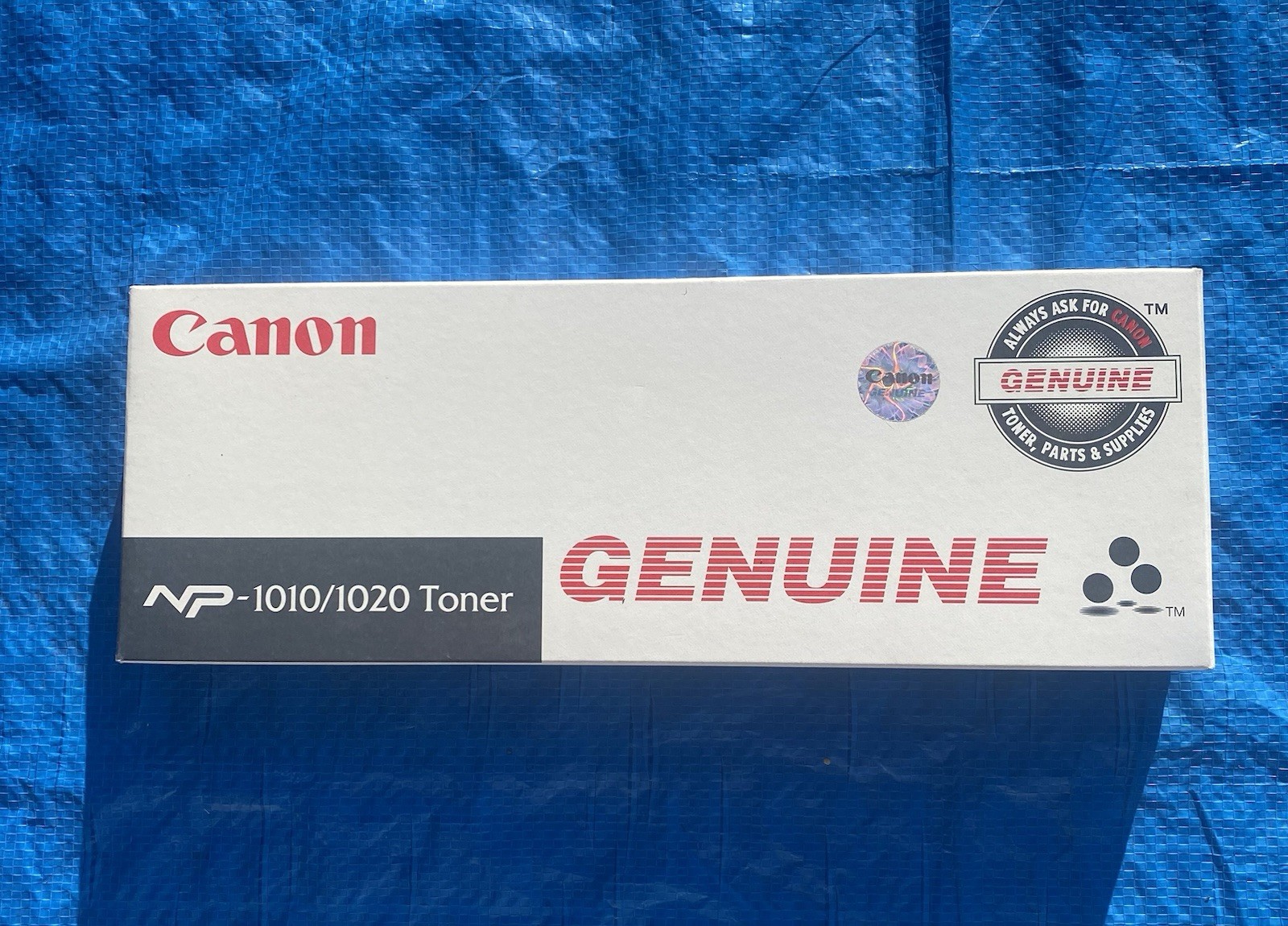 Genuine Canon NP-1010/1020/6010 Black Toner Cartridge OEM NOS Sealed (105g x 2)