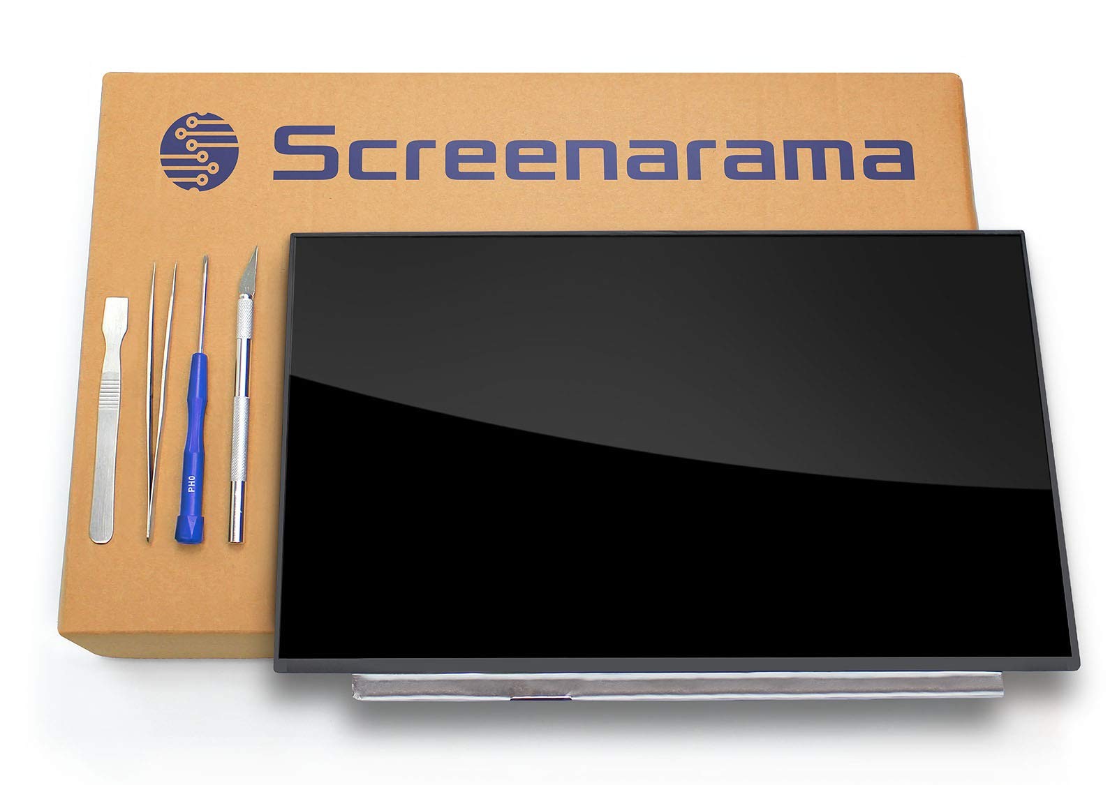 SCREENARAMA Screen Replacement for B156XTK02.0 HW0A HW1A HW5A, HD 1366x768, OnCe