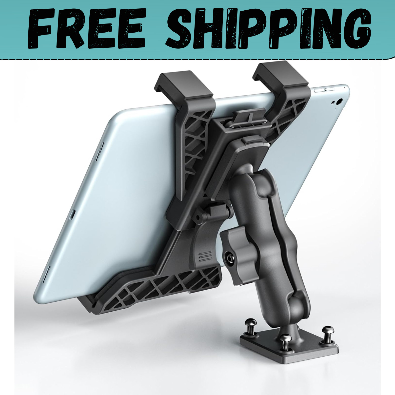 Tablet Holder for Truck Heavy Duty Drill Base Tablet Car Mount for Ipad Mini...