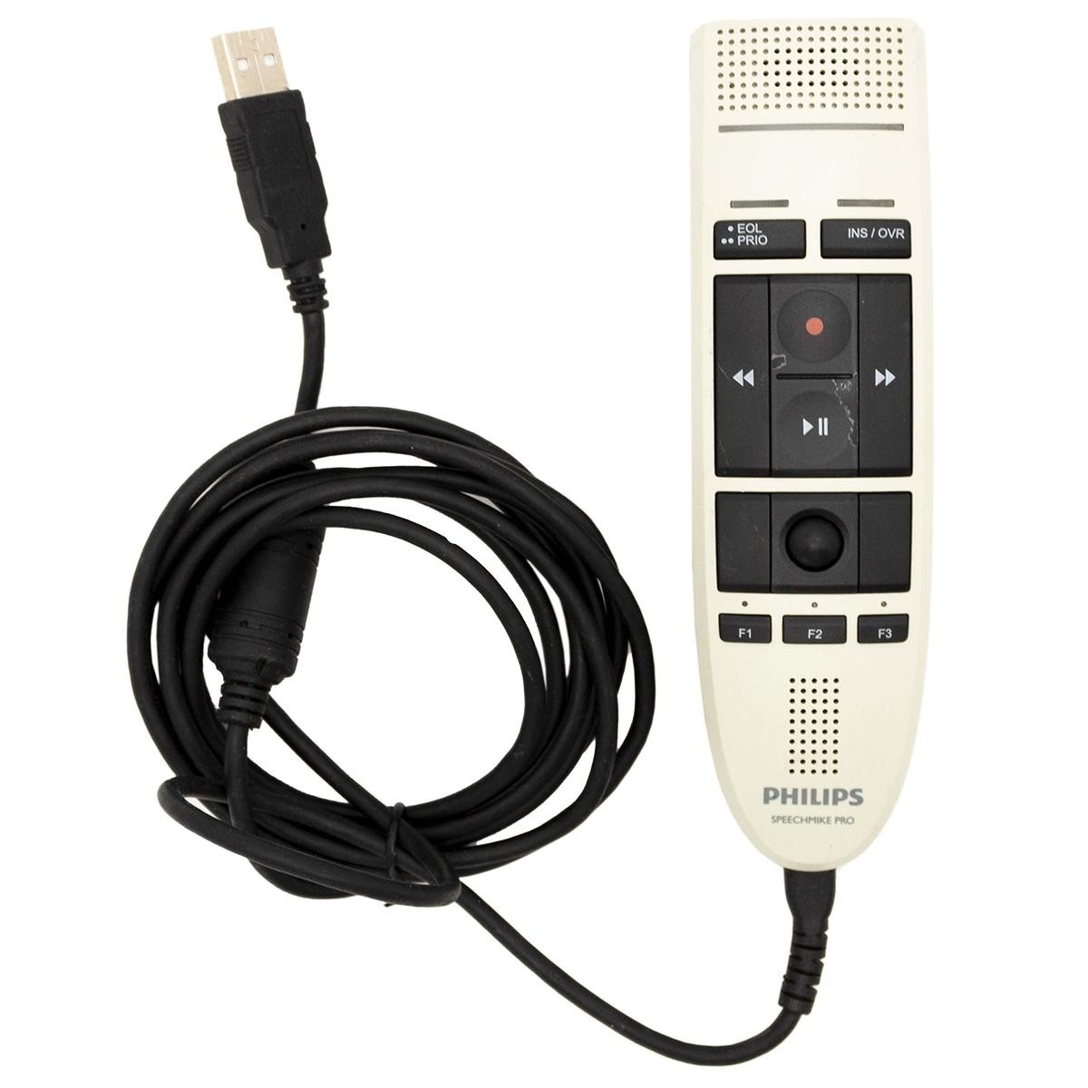 PHILIPS SPEECHMIKE PRO III USB MICROPHONE NOISE CANCELLATION FOR DICTATION