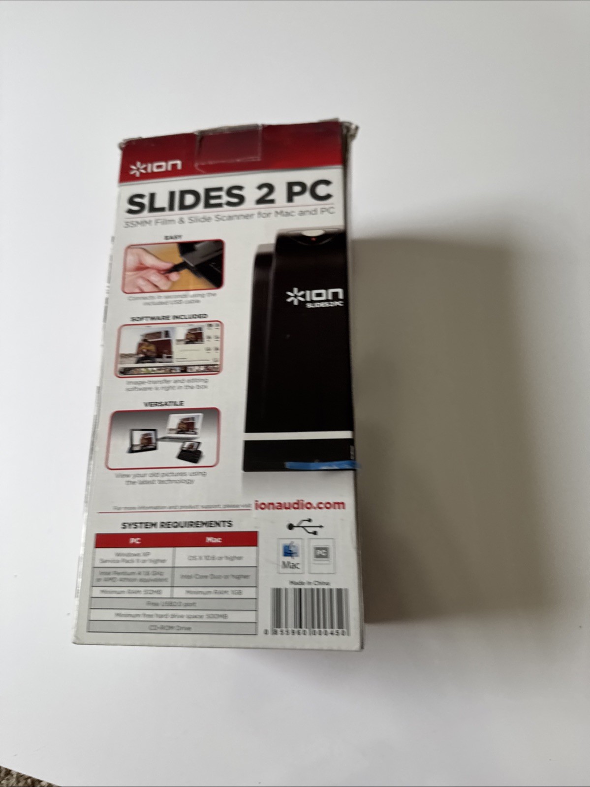 Ion Slides 2 PC 35mm Slide and Film Scanner