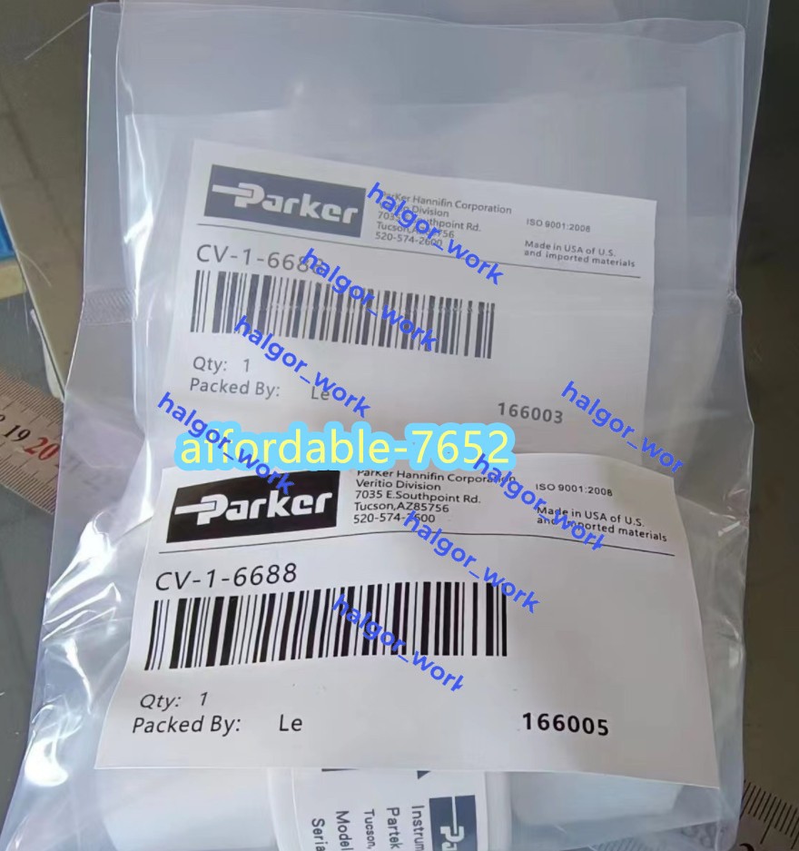 CV-1-6688  CV-1-6688 Check valve Brand New By DHL or Fedex Fast Shipping