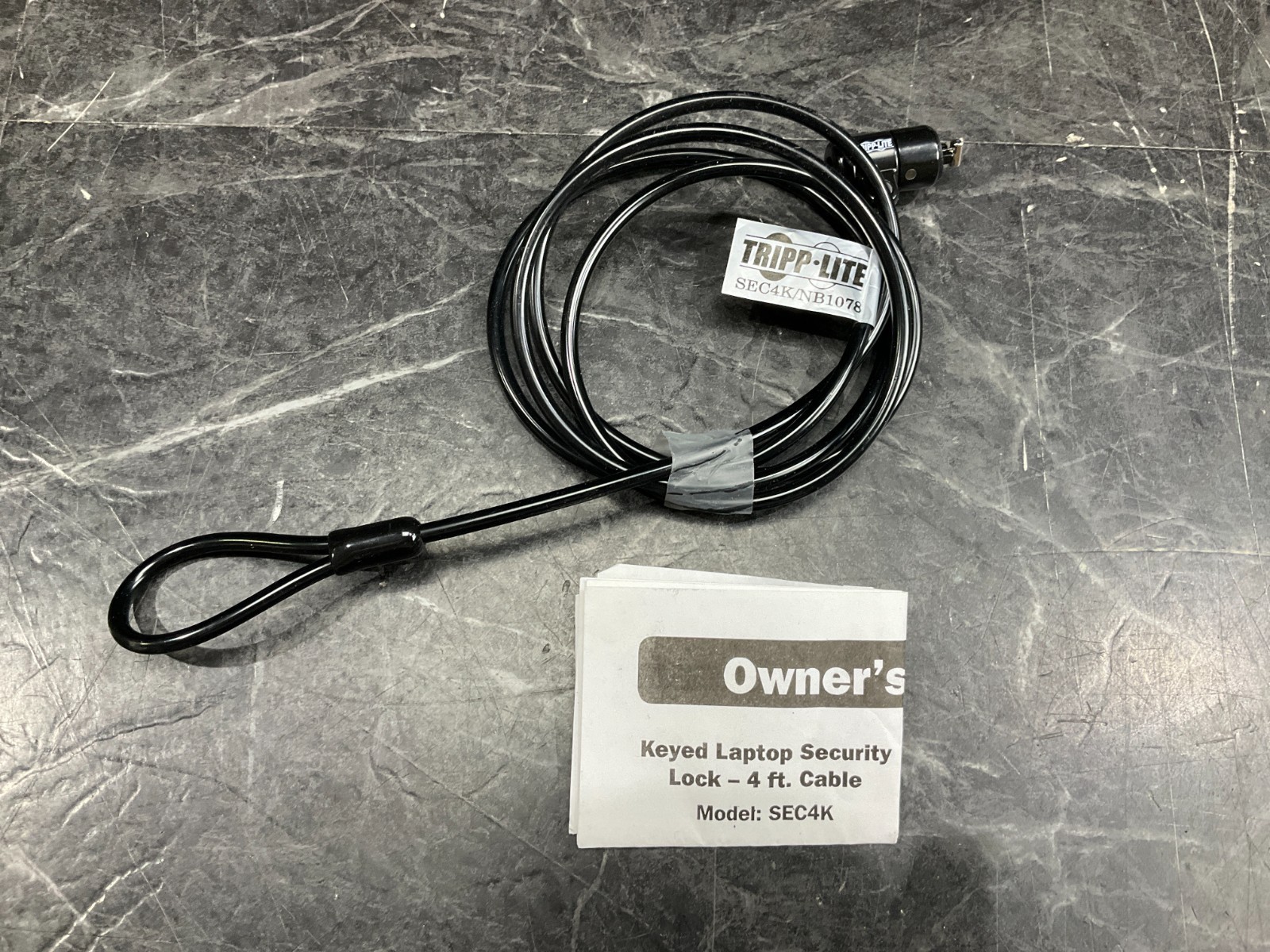 Tripp Lite Keyed Laptop Security Cable 4 Ft SEC4K ❤️️✅❤️✅❤️️✅❤️✅❤️️