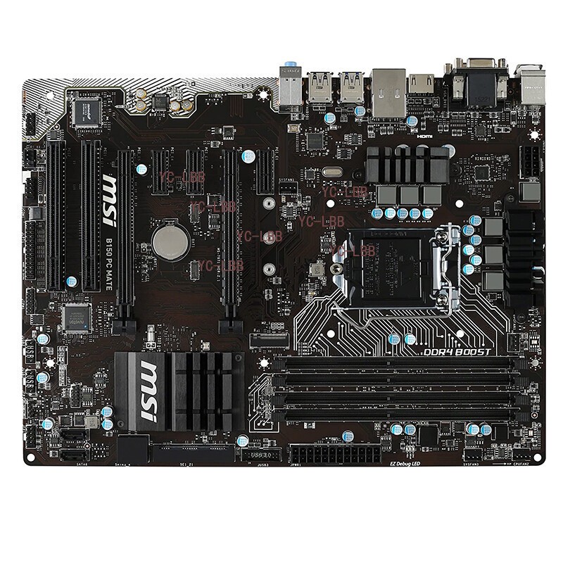 For MSI B150 PC Mate ATX LGA1151 DDR4 Desktop Motherboard USB 3.1 Mainboard