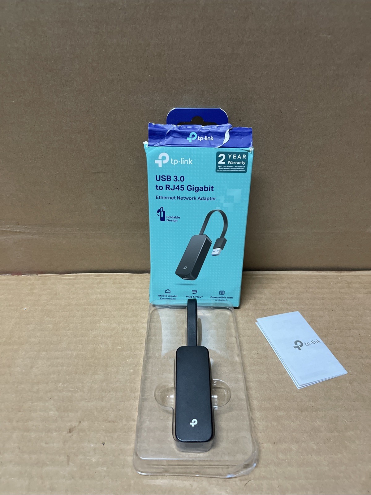 TP-Link UE306 - Foldable USB 3.0 to Gigabit Ethernet LAN Network Adapter (Y)