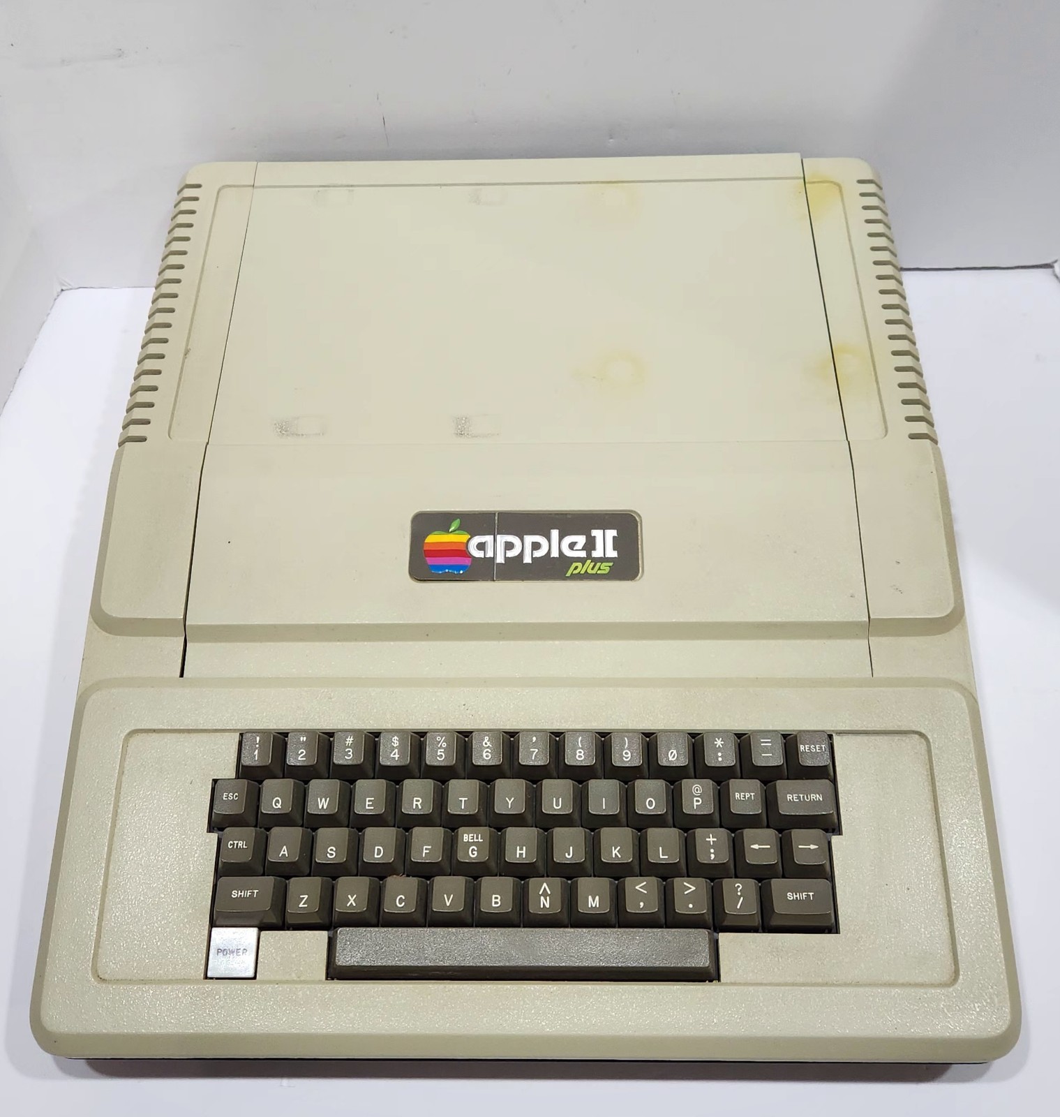 Vintage Apple II Plus Computer - Untested, As-Is For Parts / Restoration - Clean