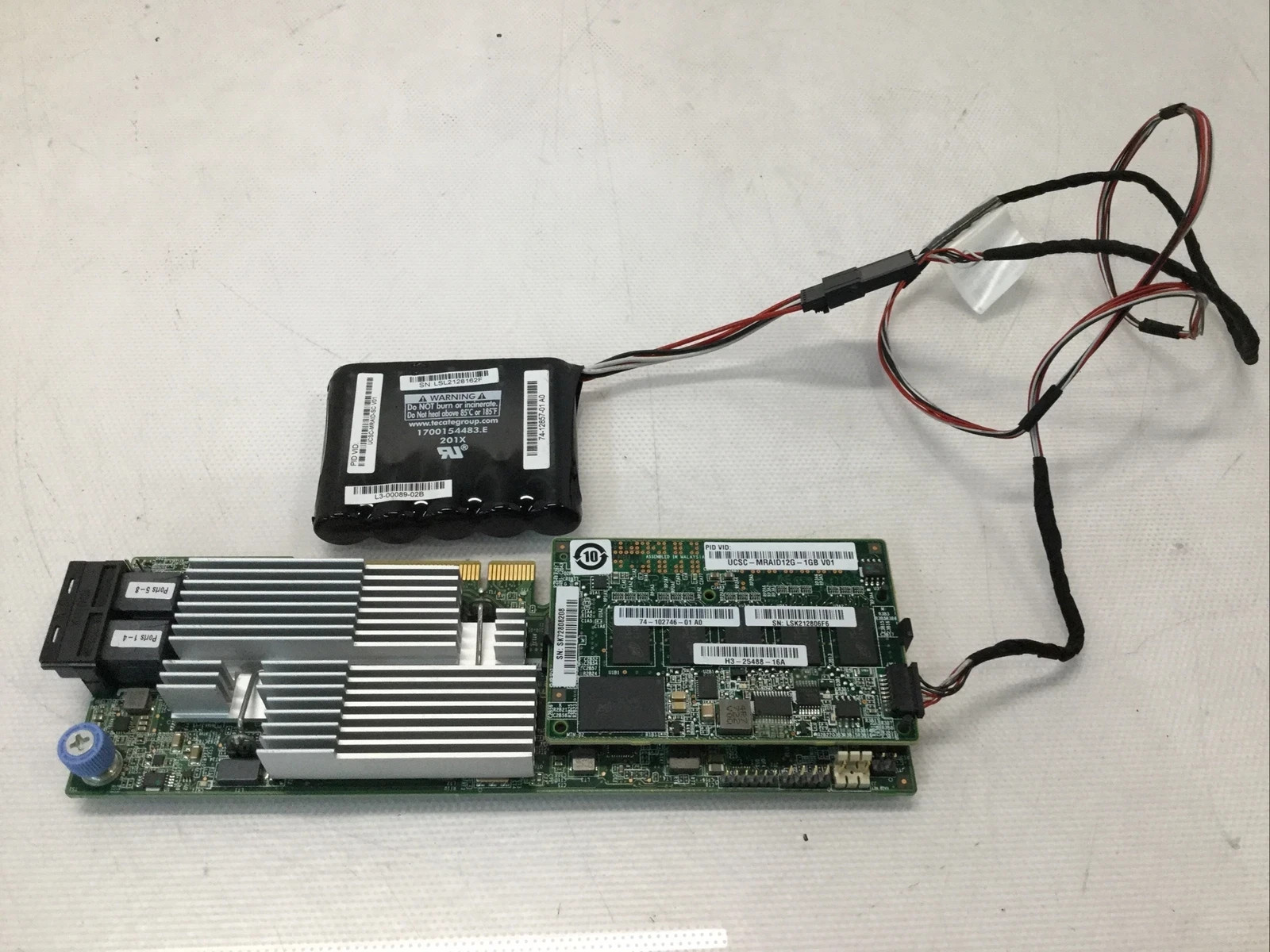 Cisco UCS  1GB 12Gbps SAS RAID Controller Card Module used UCSC-MRAID12G-1GB