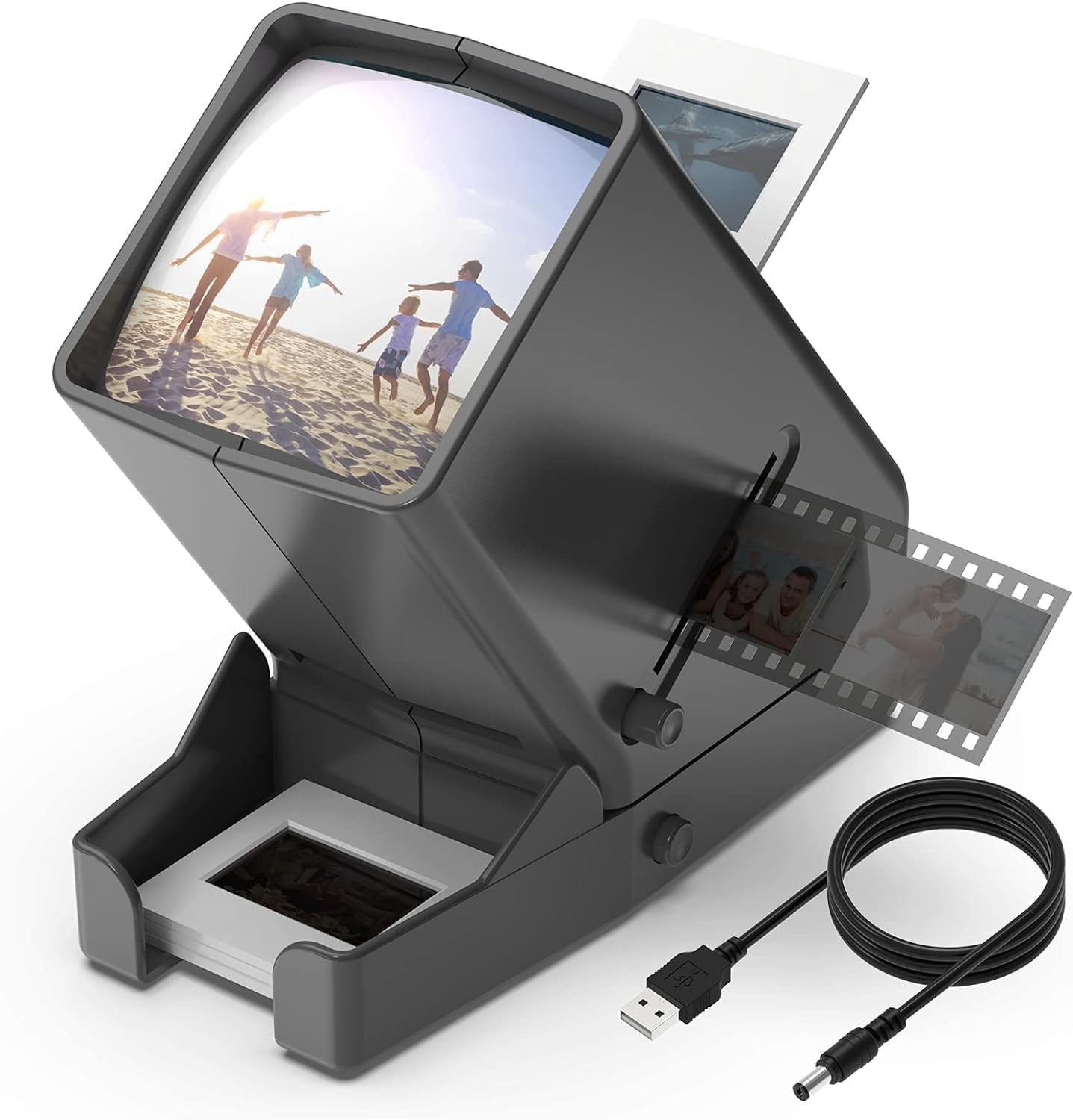 DIGITNOW35mm Slide and Film Viewer, 3X Magnification LED Lighted Illuminated Vi