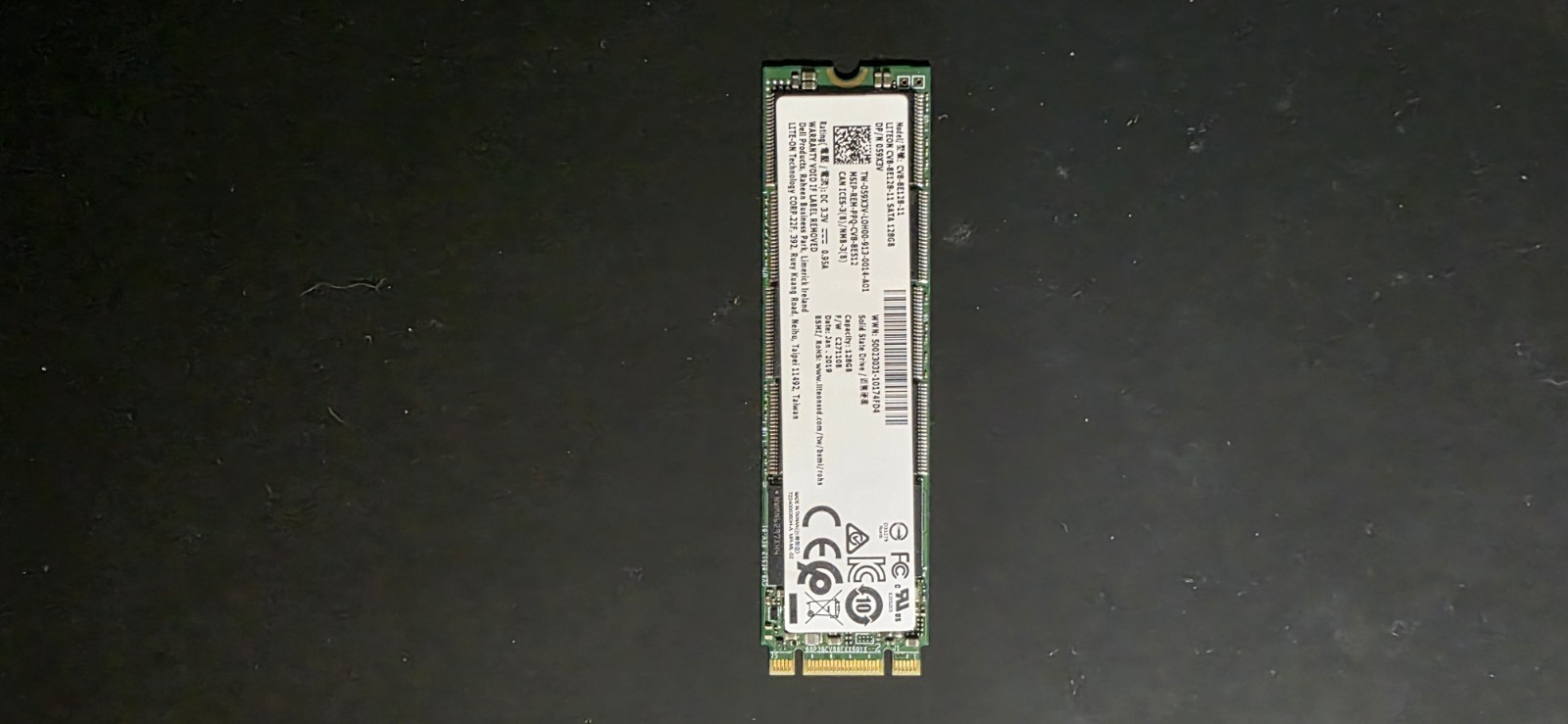 Lite-On CV8-8E128-11 128GB M.2 SATA Internal SSD Laptop/PC Green