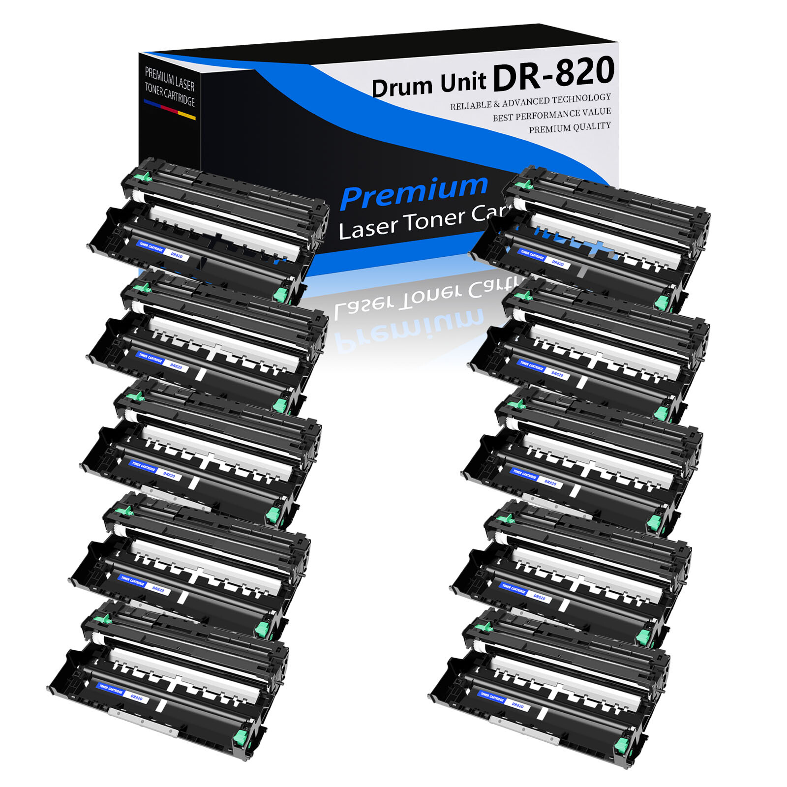 10PK DR820 Drum Unit for Brother DR-820 DCP-L5500DN DCP-L5600DN DCP-L5650DN