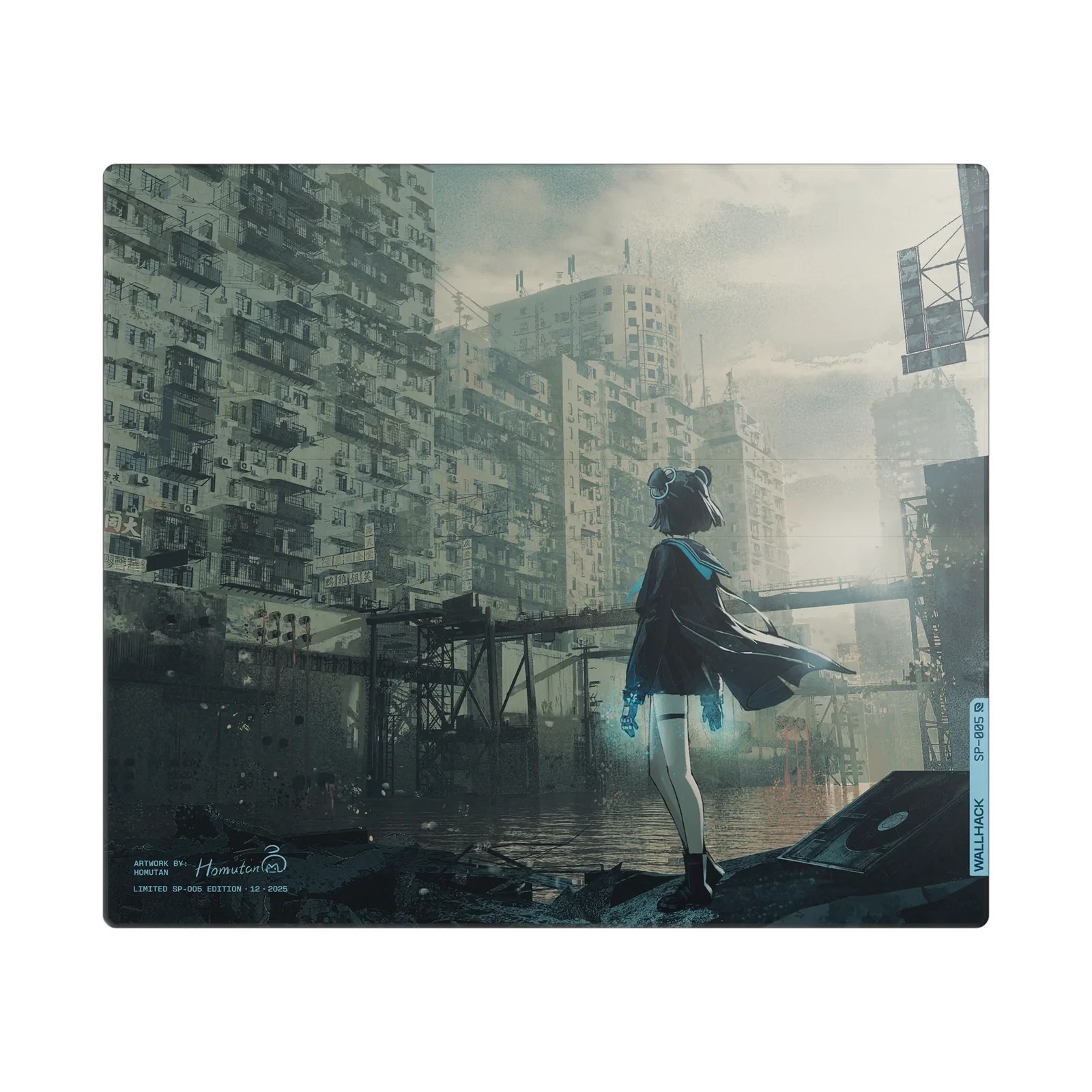 Limited Edition Wallhack Desolate Yume SP-005 Glass Mousepad (NIB)