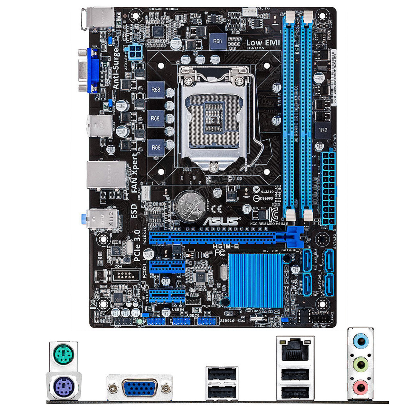 For ASUS H61M-E Intel Socket LGA 1155 Micro ATX Motherboard DDR3 16GB Mainboard