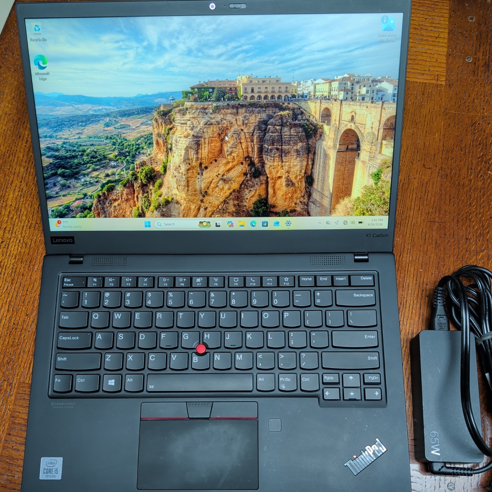 Lenovo ThinkPad X1 Carbon Gen 8 i5-10210U 8GB 256GB SSD 1080p 14" Laptop