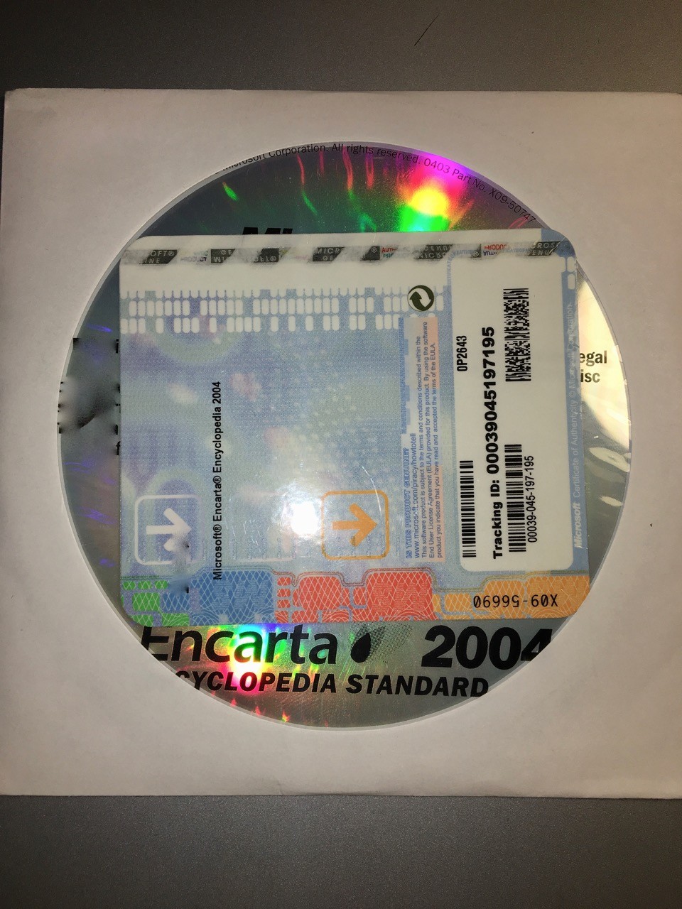 MICROSOFT ENCARTA STANDARD 2004 FOR WINDOWS CD, NEW SEALED