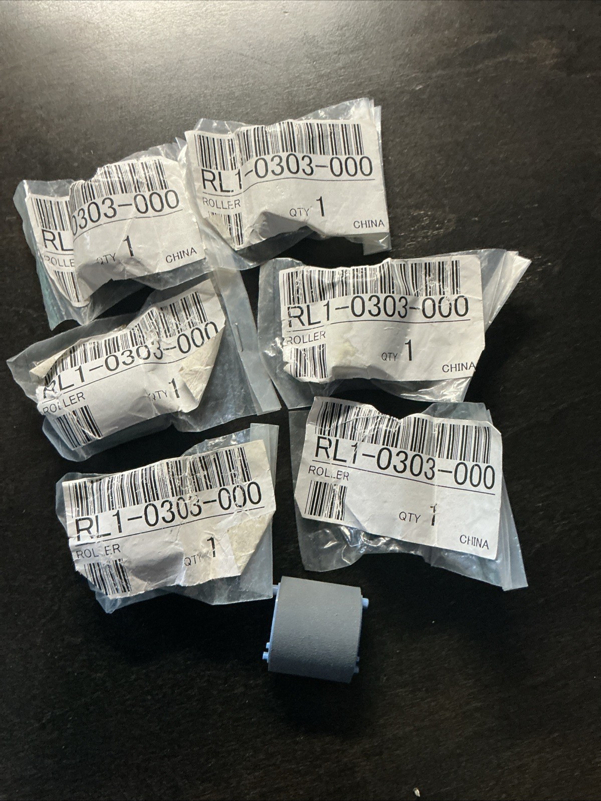 Genuine HP RL1-0303 (RF0-1008-000) LOT OF 7 ROLLERS