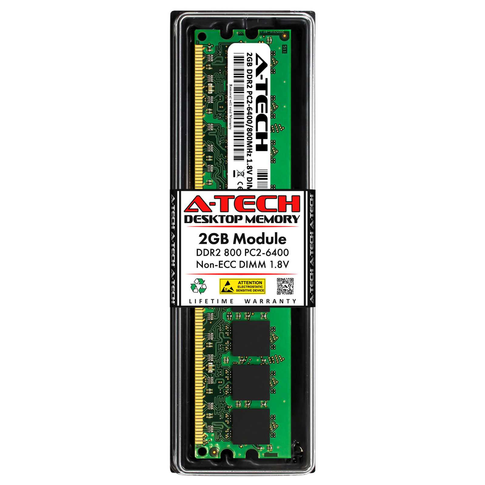 2GB DDR2 PC2-6400 DIMM Replacement for Patriot PVS24G6400LLK Desktop Memory RAM