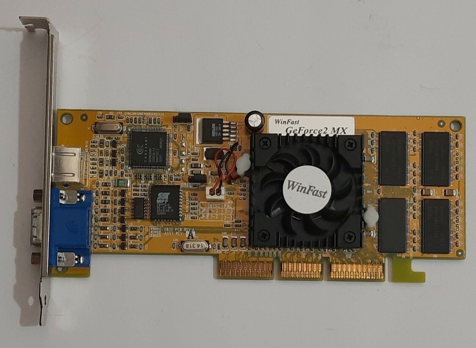 Leadtek WinFast LRI 2832 AGP Graphics Card (32MB, Nvidia GeForce2 MX, Retro, 2000)
