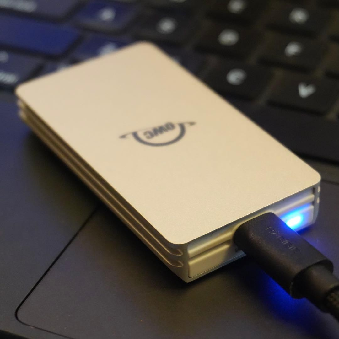 OWC Envoy 2TB Portable NVMe SSD USB-C 1000MB/s Ultra Durable Aluminum Tested