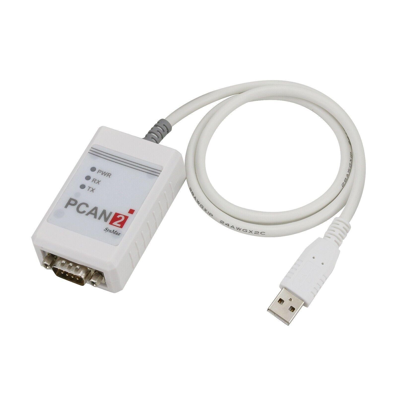 PCAN2 USB to CAN Adapter Compatible PEAKIPEH-002022/002021 PCAN Support INCA