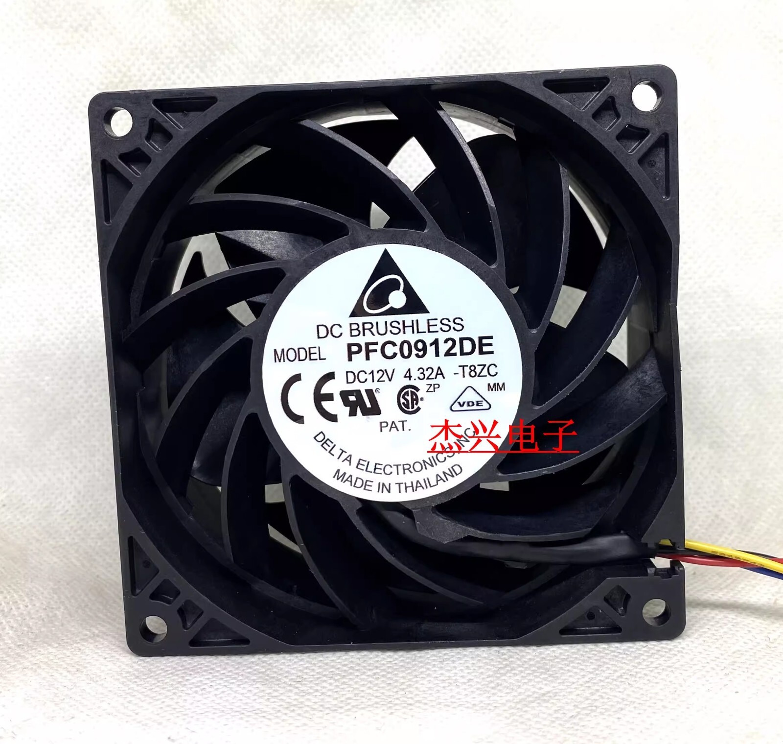 Delta PFC0912DE 9038 DC12V 4.32A 9CM 4-Pin Cooling Fan