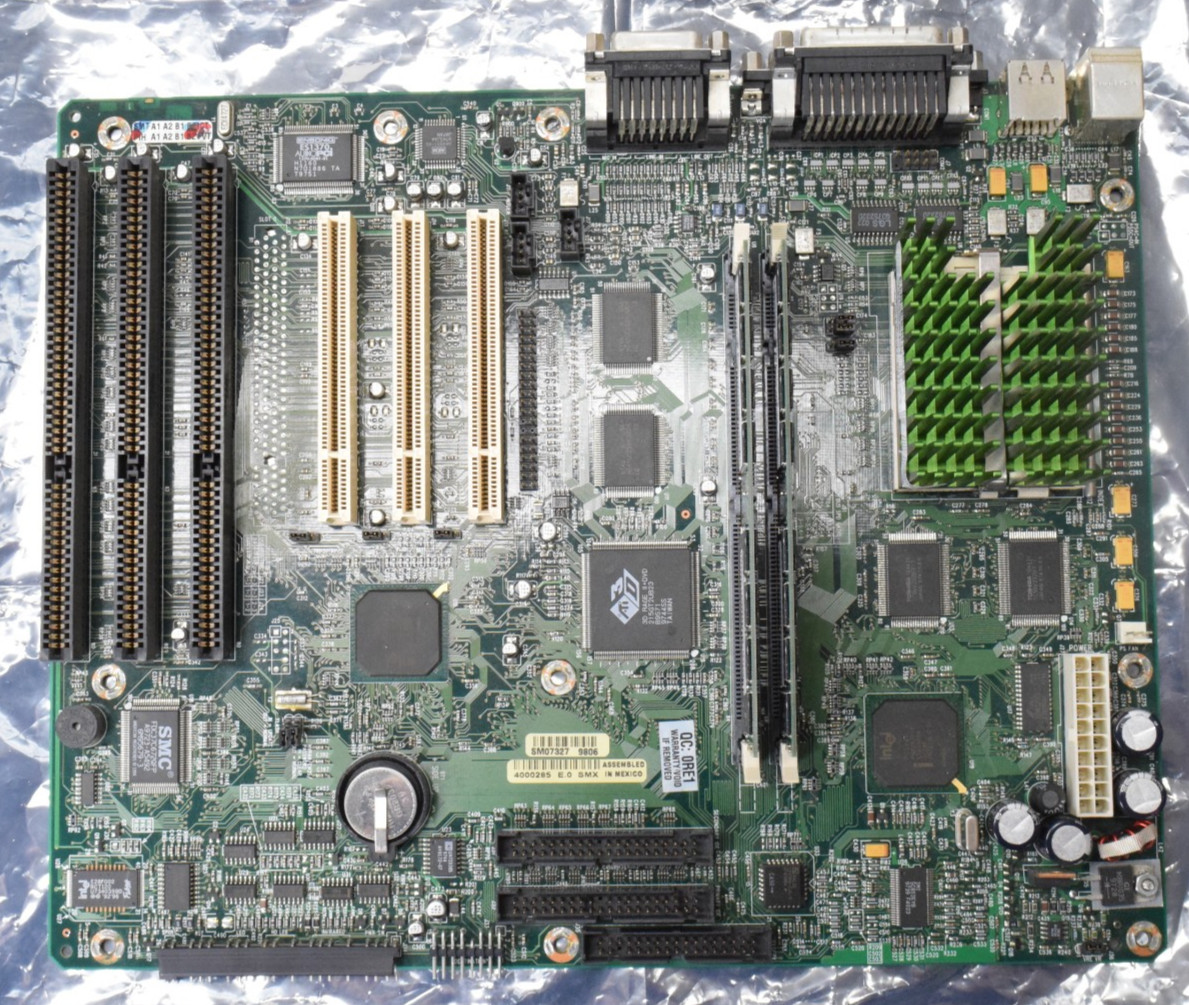 Gateway 2000 Lawman Socket 7 Motherboard Pentium MMX 233Mhz 256MB Combo - TESTED