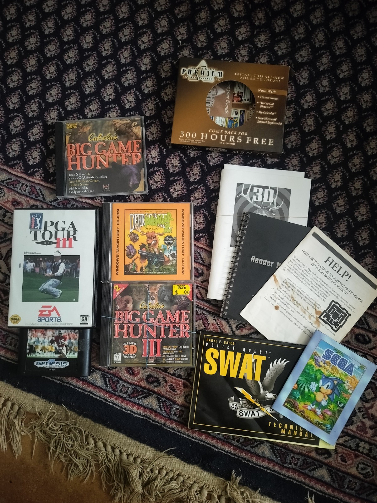 Sega Genesis and PC game lot