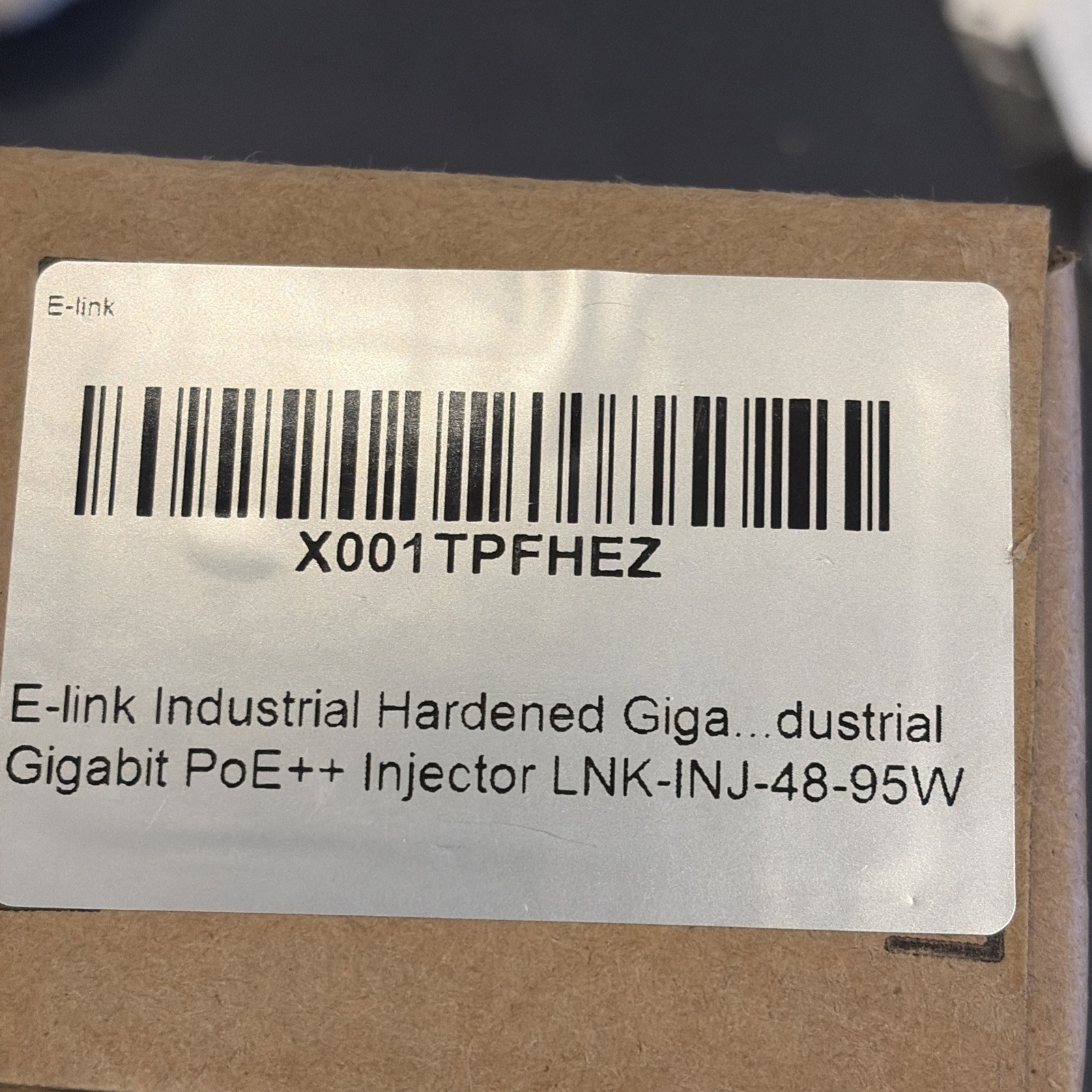 E-LINK Industrial Gigabit PoE++ Injector 95W LNK-INJ-48-95W Open Box