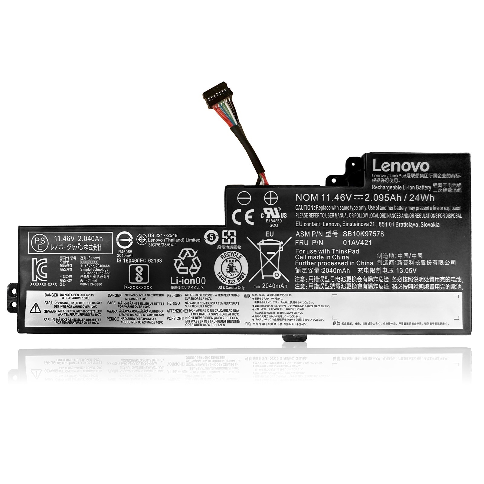 Genuine NEW 01AV421 01AV420 Battery For Lenovo ThinkPad T470 T480 A475 A485 TP25