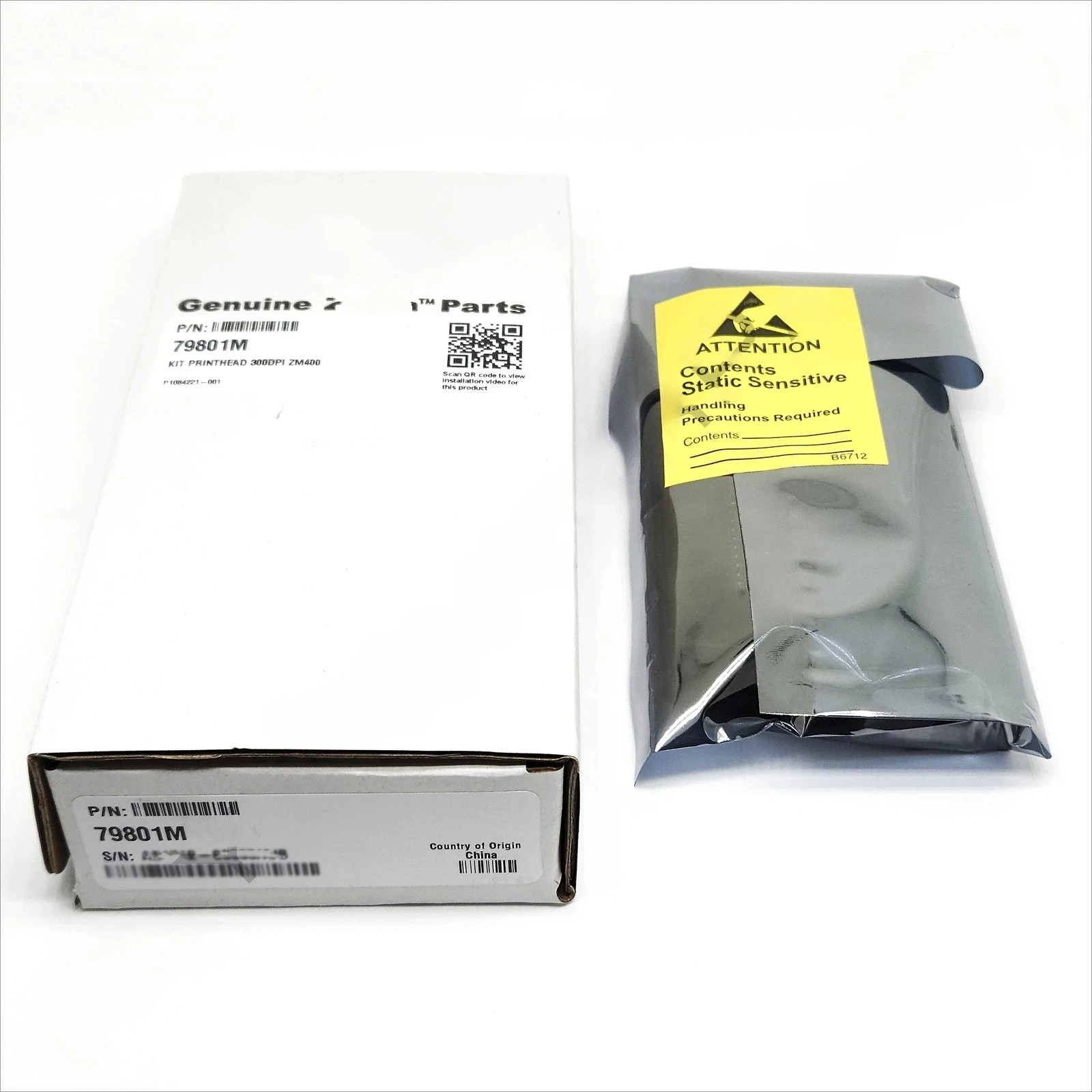 Genuine Printhead for Zebra ZM400 Thermal Printhead 300dpi Printer 79801M