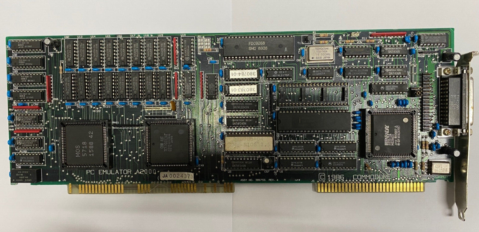 A2088XT BRIDGEBOARD PC EMULATOR COMMODORE AMIGA 2000 2000HD 2500 3000 #M2873