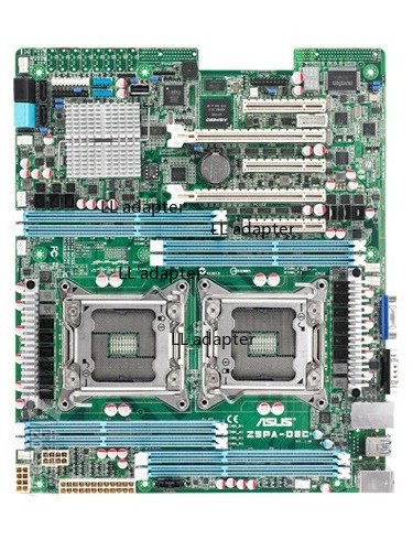 For ASUS Z9PA-D8C motherboard C602 LGA2011 8*DDR3 256G VGA ATX Tested ok