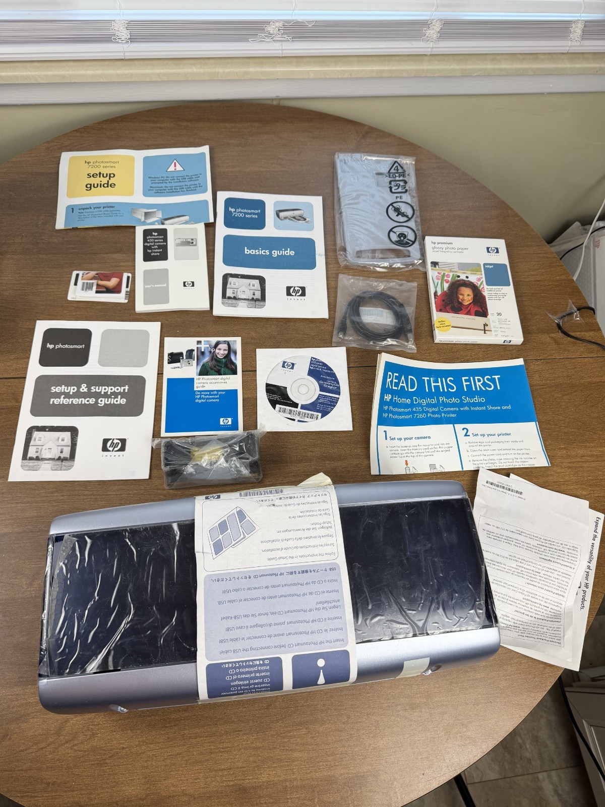 NEW HP Photosmart 7660 Printer Photosmart Home Photo Studio NO CAMERA