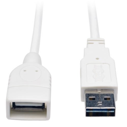 Tripp Lite UR024010WH 10ft USB 2.0 Extension Cable M-F White