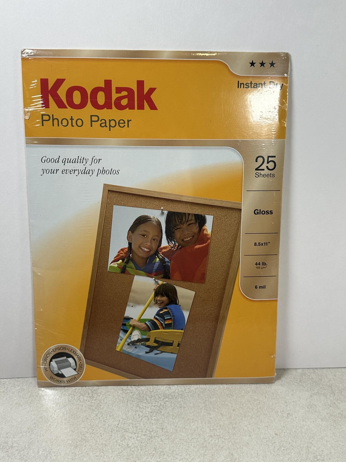 VTG Kodak Gloss Photo Paper 25 Sheets 8.5x11 Sealed Inkjet NOS