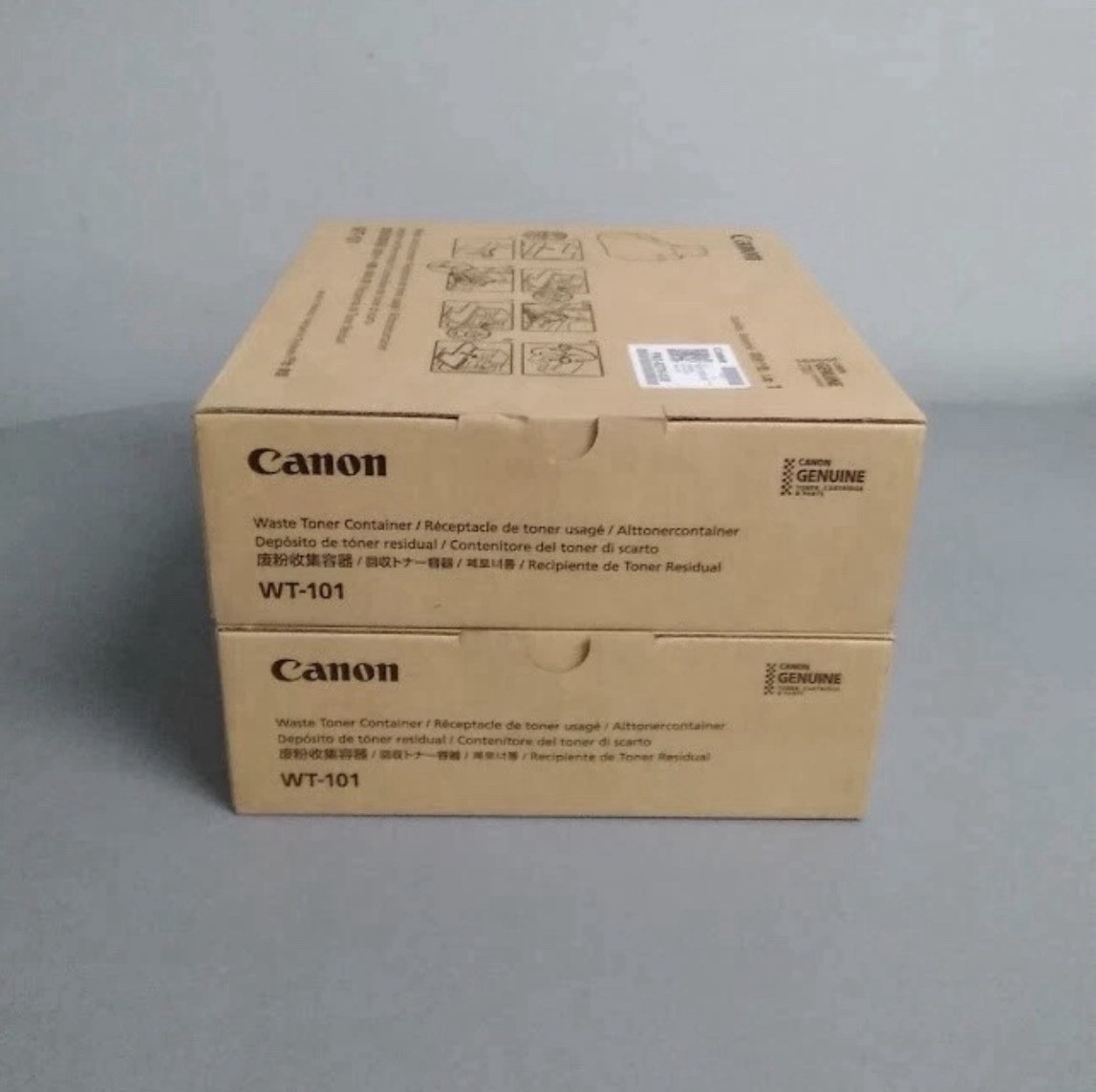 Canon FM3-9276-000 Waste Toner Bottle WT-101, imageRUNNER 2520 Lot Of 2 New