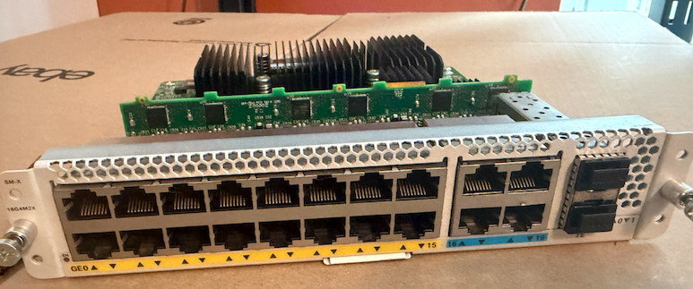 Cisco SM-X-16G4M2X 16-Port SM Module, 4-Port 2.5G & 2x SFP+ 10G