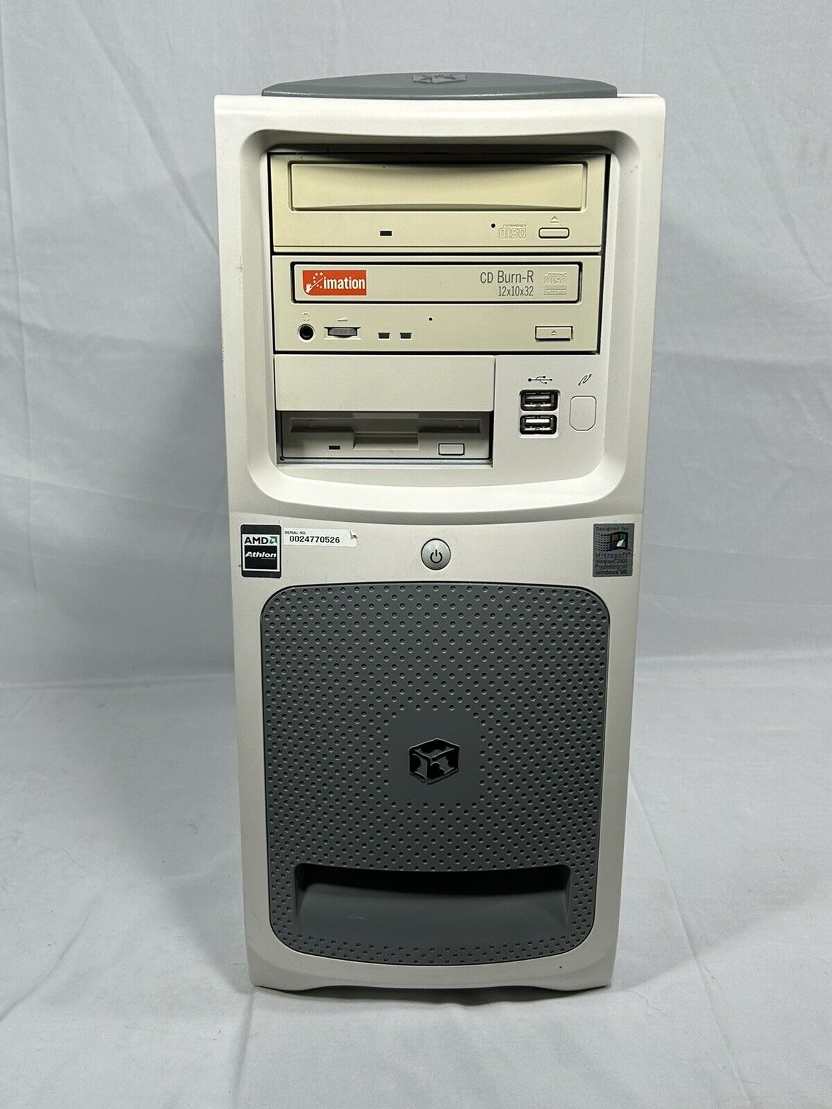 Vintage Gateway Computer ATXSTF OXN REMAN BTO K7 1100 Powers On