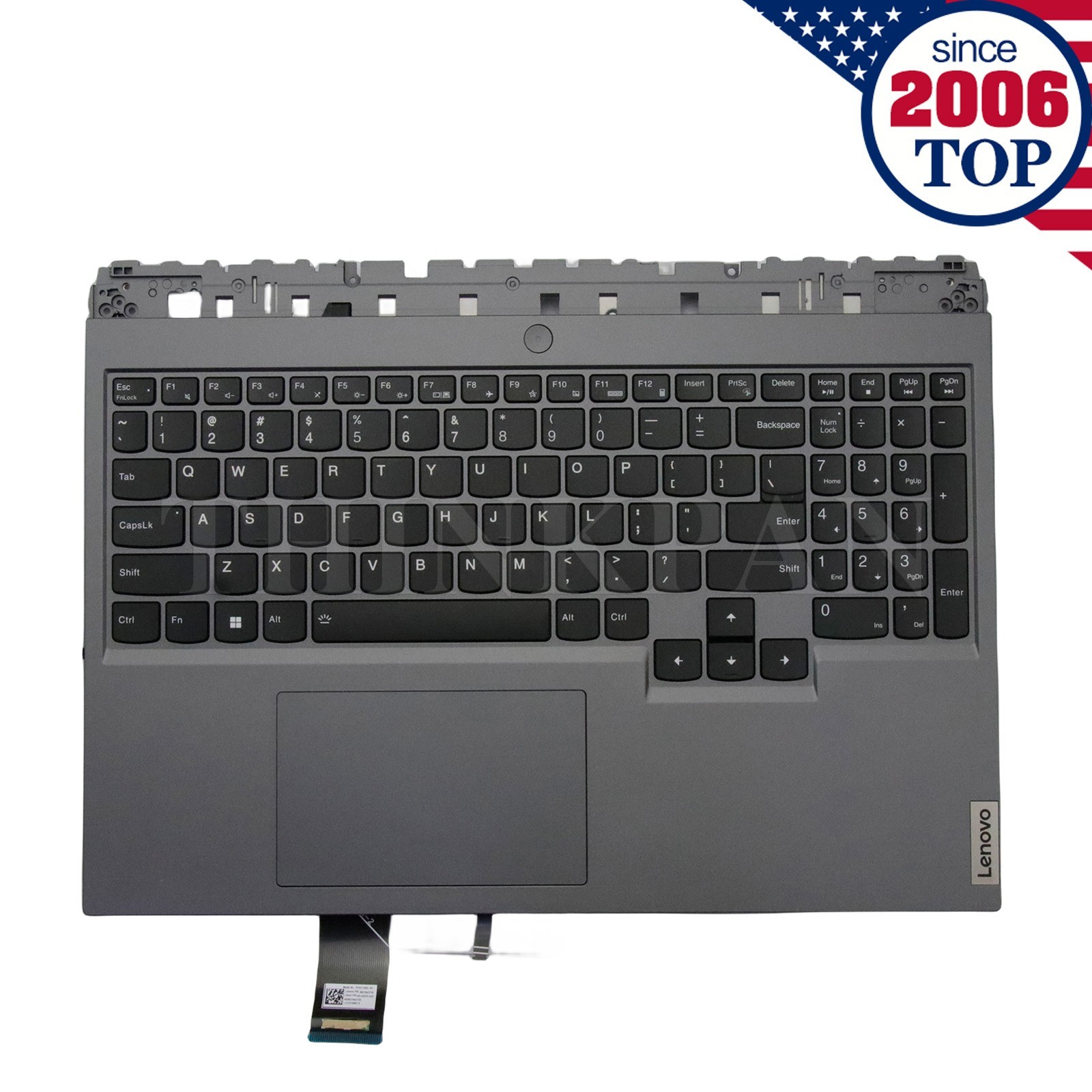 New For Lenovo Legion 5 Pro-16ACH6H Palmrest W/Backlit Keyboard&Touchpad