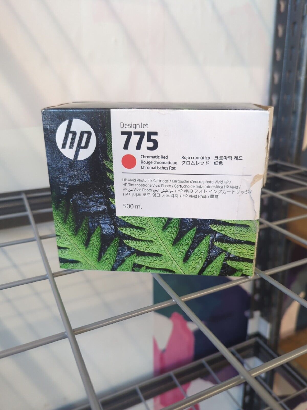 HP DesignJet 775 Chromatic Red 1XA98A Ink Cartridge New In Box Exp AUG 2023