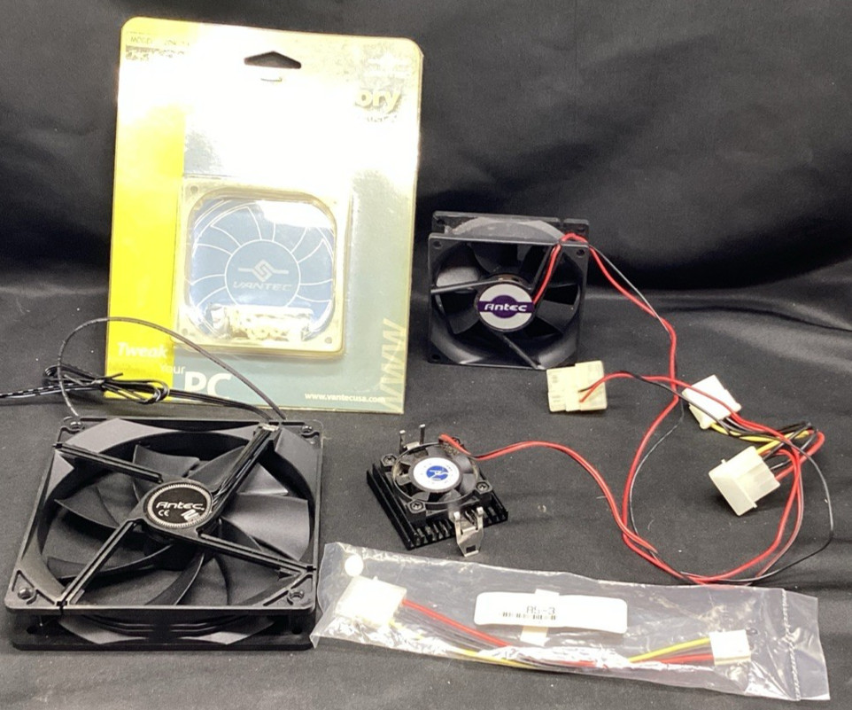 Vtg CPU Cooling Fans & Damper Kit, see description for details  Qty 3