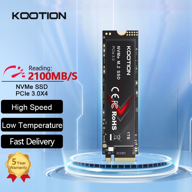 KOOTION M.2 PCIe NVMe 3.0 SSD Drive 512GB 256GB 1TB Solid State Drive Lot