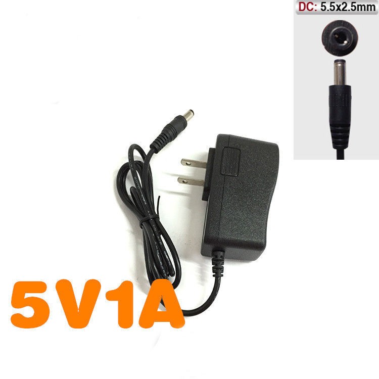 AC Converter DC 5V/9V 1A Switch Power Supply Adapter Charger Plug 5.5mm x 2.1mm