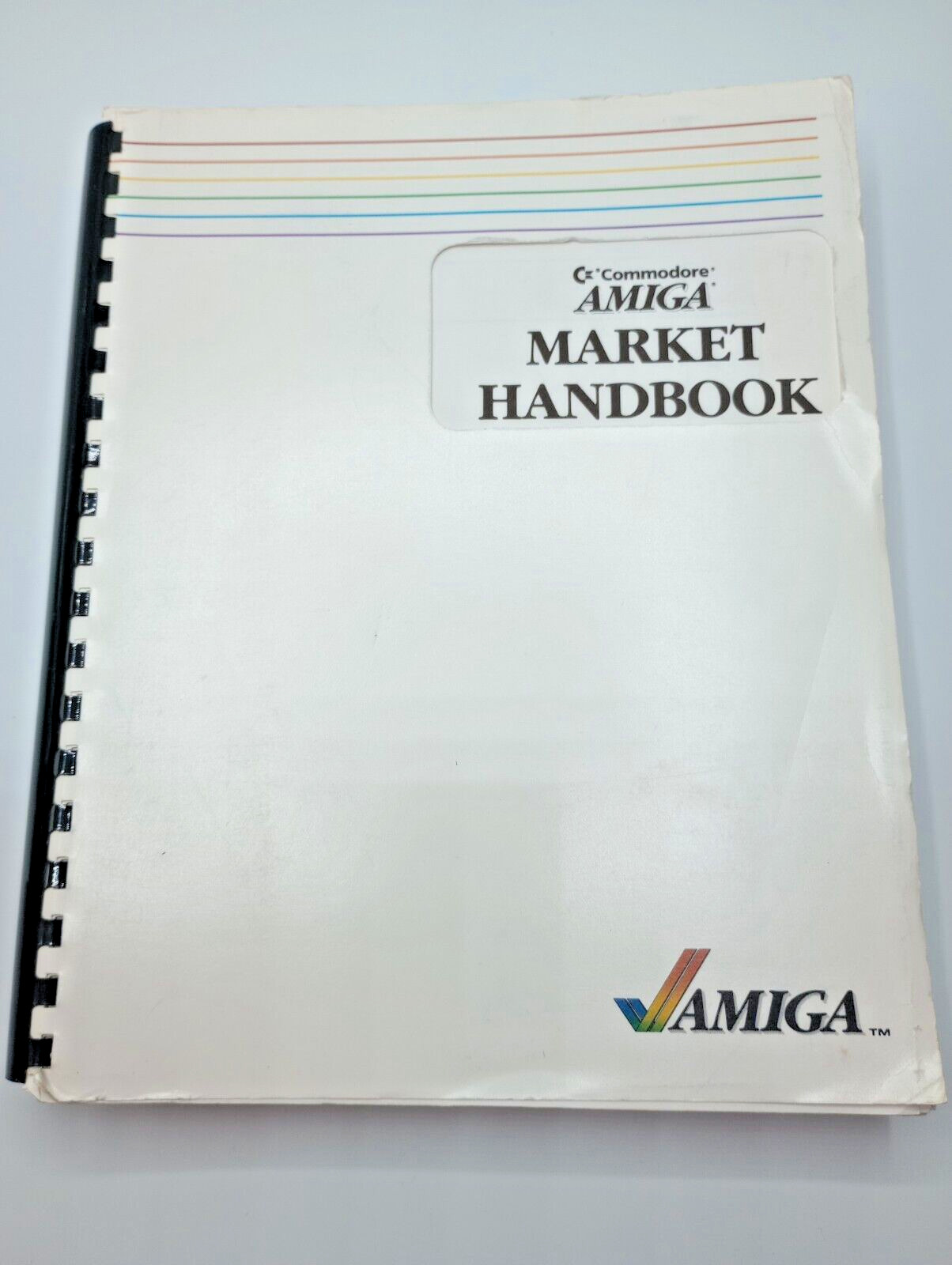 RARE VINTAGE Commodore Amiga Market Handbook (1987) - Product & Mktg. Group v1.0