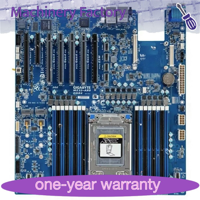 Gigabyte mz32-ar0 motherboard Rev 1.0 for supports the 7001 7002 7003 seriescpu