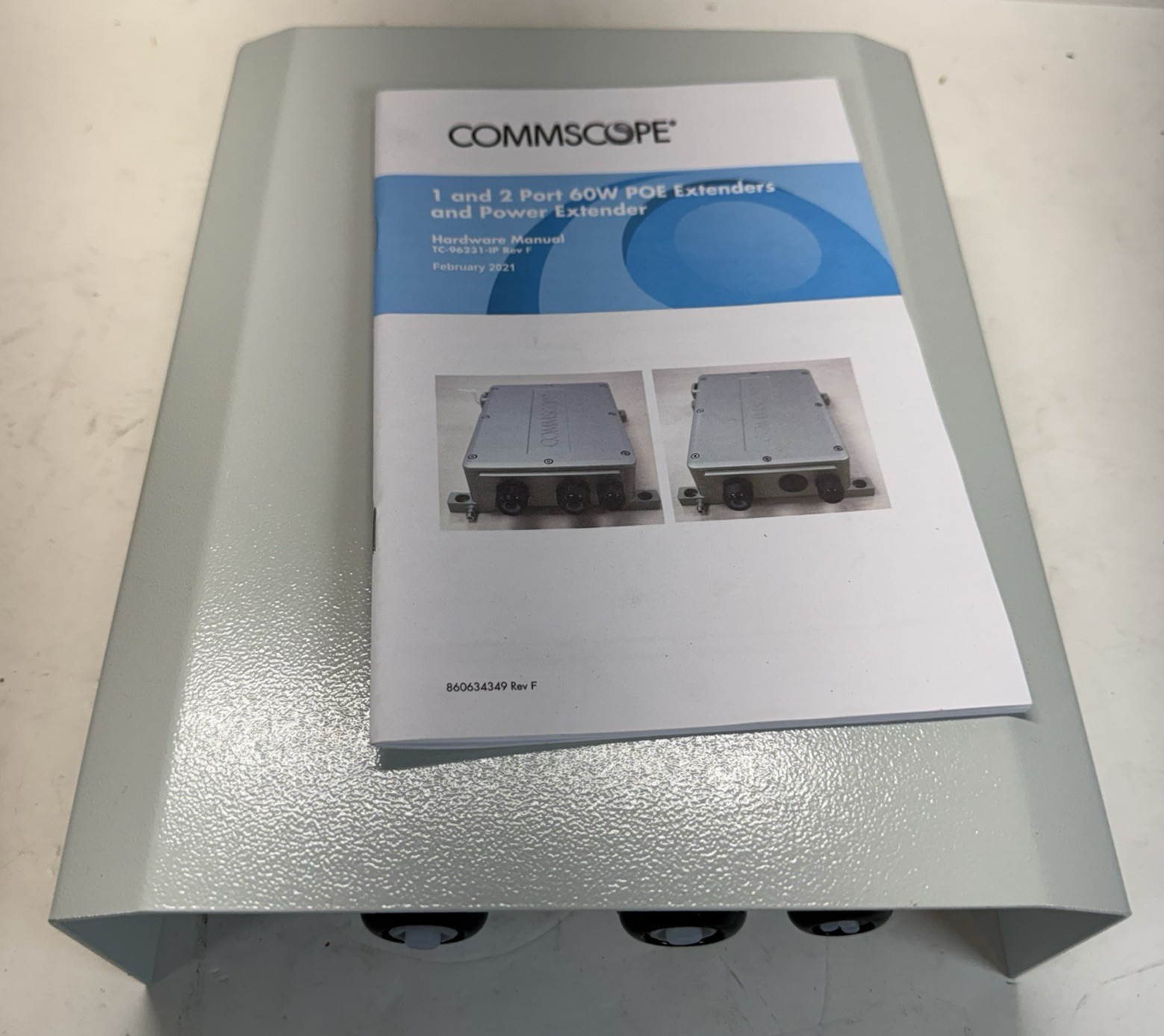 Commscope PFU-P-C-O-060-02 2-Port 60W POE Extender Outdoor Universal