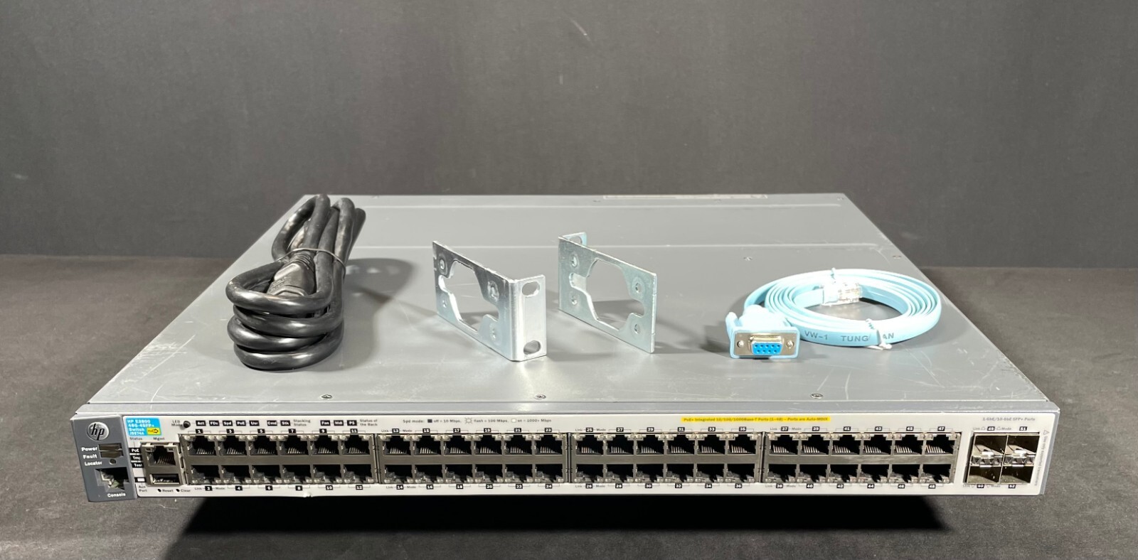 HP ProCurve J9574A E3800 48G-POE+-4SFP 48 Port Switch -Same Day Shipping