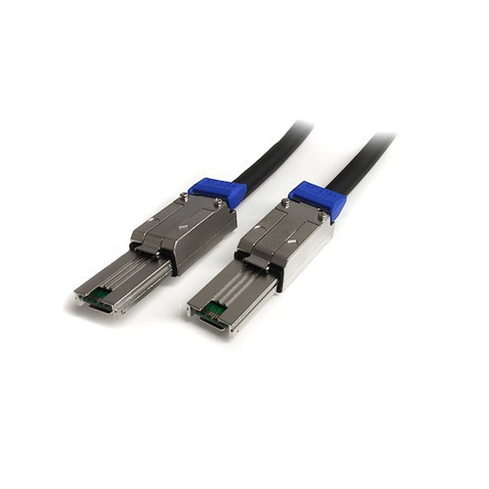 StarTech 1m External Mini SAS Cable - Serial Attached SCSI SFF-8088 to SFF-80...