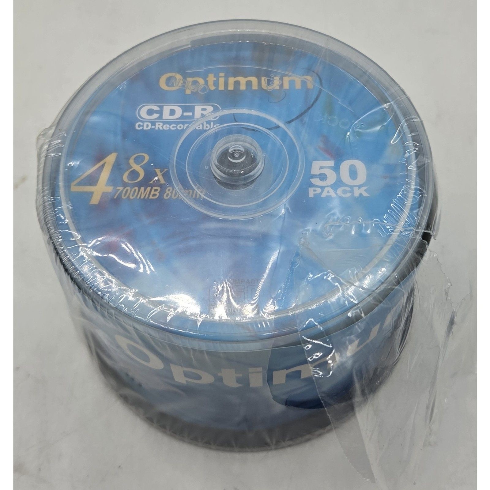 OPTIMUM CD-R CD RECORDABLE 50 PACK 48X 700MB 80 MIN BRAND NEW