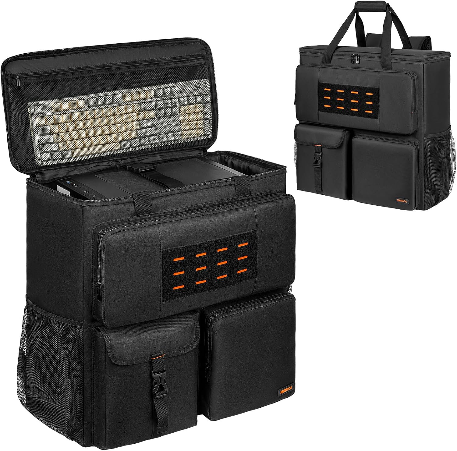 Computer Desktop Tower Large Carrying Case, PC Travel Case Backpack